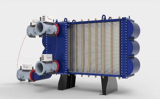Smart eye technology for plate heat exchanger